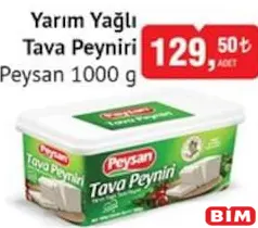 PEYSAN YARIM YAĞLI TAVA PEYNİR 1000 G PEYSAN YARIM YAĞLI TAVA PEYNİR 1000 G